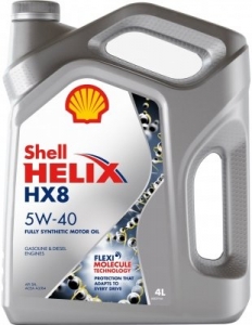 Моторное масло Shell Helix HX8 5W-40, 4л
