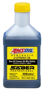 Масло моторное AMSOIL SABER® Professional Synthetic 2-Stroke Oil (0,946л)