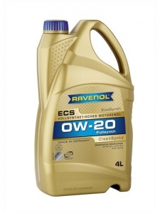 Моторное масло RAVENOL ECS EcoSynth SAE 0W-20, 4л