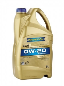 Моторное масло RAVENOL ECS EcoSynth SAE 0W-20, 5л