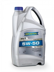 Моторное масло RAVENOL HVT High Viscosity Turbo Oil SAE 5W-50, 5л