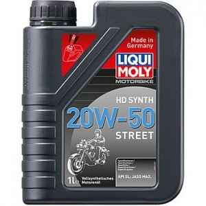 Масло моторное LIQUI MOLY Motorbike 4T HD Synth 20W-50 Street, 1л