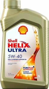 Моторное масло Shell Helix Ultra 5W-40, 1л