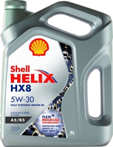 Моторное масло Shell Helix HX8 5W-30 A5/B5, 4л