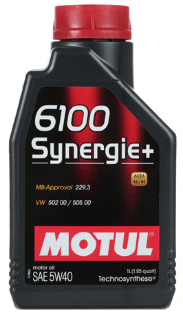 Моторное масло Motul 6100 Synergie 5W-40, 1л