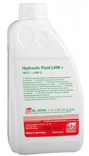 Жидкость ГУРА Febi минеральная LHM+ (зелёная) (1л)