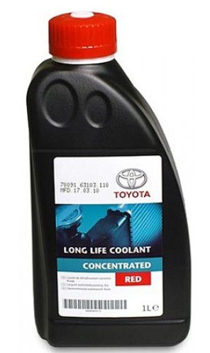 Антифриз Toyota Long Life Coolant концентрат (красный) (1л)