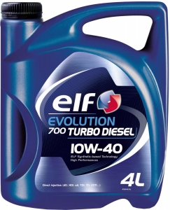 Моторное масло ELF Evolution 700 Turbo Diesel 10W-40, 4л