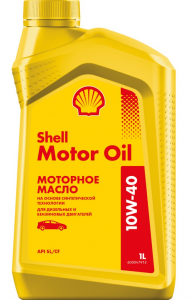 Моторное масло Shell Motor Oil 10W-40 SL/CF, 1л