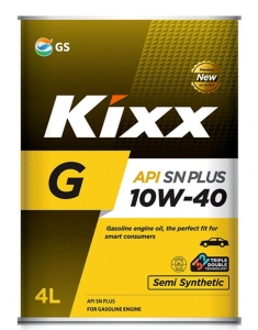 Моторное масло KIXX G SN PLUS 10W-40, 4л