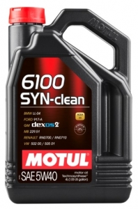 Моторное масло Motul 6100 SYN-CLEAN 5W-40, 4л
