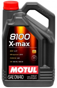 Моторное масло Motul 8100 X-MAX 0W-40, 4л