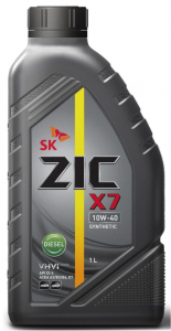 Моторное масло ZIC X7 DIESEL 10W-40, 1л