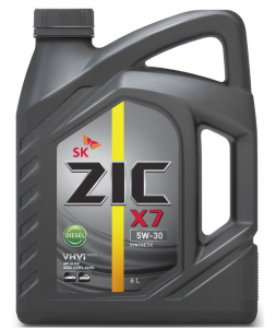 Моторное масло ZIC X7 DIESEL 5W-30, 6л