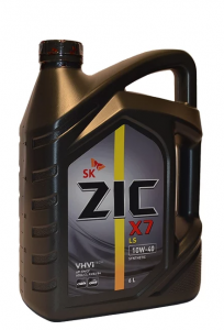 Моторное масло ZIC X7 LS 10W-40, 6л