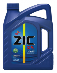 Моторное масло ZIC X5 DIESEL 10W-40, 4л