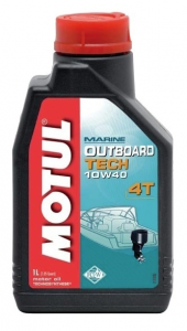 Моторное масло Motul OUTBOARD TECH 4T 10W-40, 1л