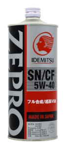 Моторное масло Idemitsu Zepro Euro Spec 5W-40 SN/CF, 1л