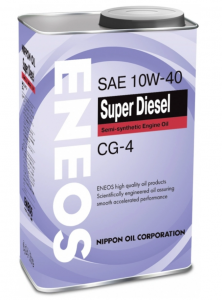 Моторное масло ENEOS SUPER DIESEL CG-4 10W-40, 0.946л