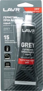 LAVR Герметик-прокладка серый высокотемпературный GREY (85г)