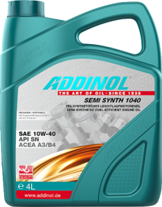 Моторное масло ADDINOL Semi Synth 10W-40, 4л