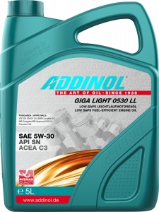 Моторное масло ADDINOL Giga Light MV LL 5W-30, 5л