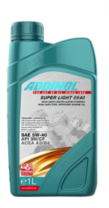 Моторное масло ADDINOL Super Light 5W-40, 1л