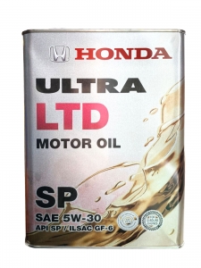 Моторное масло Honda Ultra LTD SP/GF-6 5W-30, 4л