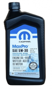 Моторное масло Mopar MaxPro 5W-30 SP, 0.946л