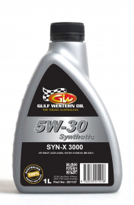 Моторное масло GULF WESTERN Syn-X 3000 Synthetic 5W-30, 1л