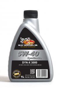 Моторное масло GULF WESTERN Syn-X 3000 Synthetic 5W-40, 1л