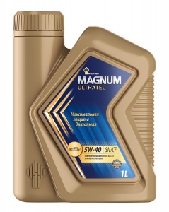Моторное масло Rosneft Magnum Ultratec 5W-40 SN/CF, 1л