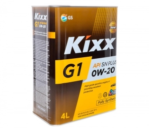 Моторное масло KIXX G1 0W-20 SN Plus GF-5, 4л