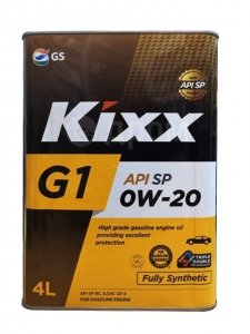 Моторное масло KIXX G1 0W-20 SP, 4л