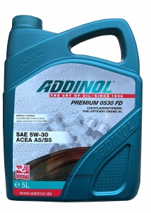 Моторное масло ADDINOL Premium 0530 FD 5W-30 ACEA A5/B5, 5л