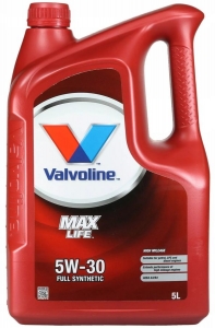 Моторное масло Valvoline MaxLife 5W-30, 5л