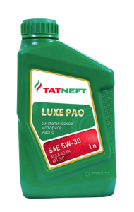 Моторное масло Tatneft LUXE PAO 5W-30 SN, 1л