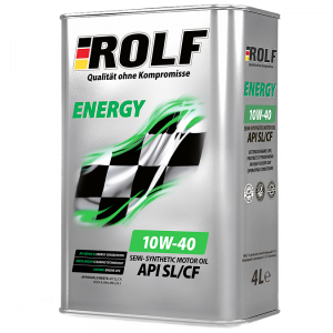 Моторное масло ROLF 10W-40 Energy SL/CF, 4л