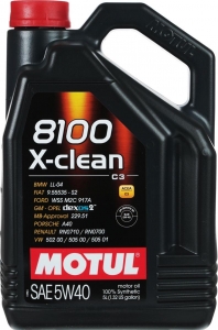 Моторное масло Motul 8100 X-CLEAN 5W-40, 5л
