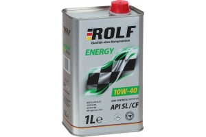 Моторное масло ROLF 10W-40 Energy SL/CF (металл), 1л