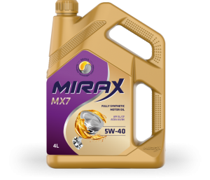 Моторное масло MIRAX MX7 5W-40 API SL/CF, 4л