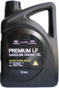 Моторное масло Hyundai Premium LF Gasoline 5W-20 SM/GF-4, 4л