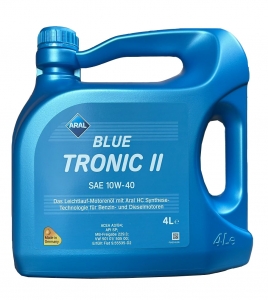 Моторное масло Aral BlueTronic II SAE 10W-40, 4л