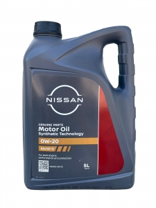 Моторное масло Nissan 0W-20 SN/GF-5, 5л