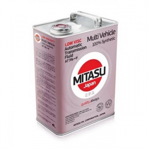 Трансмиссионное масло Mitasu MULTI VEHICLE LOW VISCOSITY ATF 100% synt, 4л