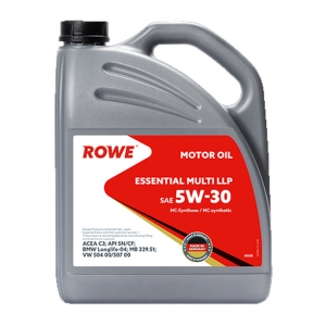 Моторное масло ROWE ESSENTIAL MULTI LLP SAE 5W-30, 4л