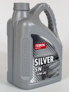 Моторное масло TEBOIL SILVER SN 10W-40, 4л