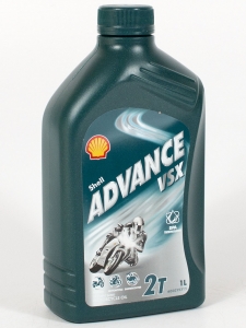 Моторное масло Shell ADVANCE VSX 2T, 1л