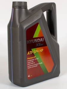 Трансмиссионное масло Hyundai XTeer ATF SP-IV HP, 4л
