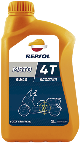 Масло моторное REPSOL MOTO SCOOTER 4T 5W-40 (1л)